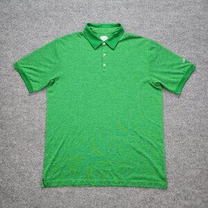 Callaway Polo Shirt Mens XL Green Short‎ Sleeve Golf Performance Preppy Casual